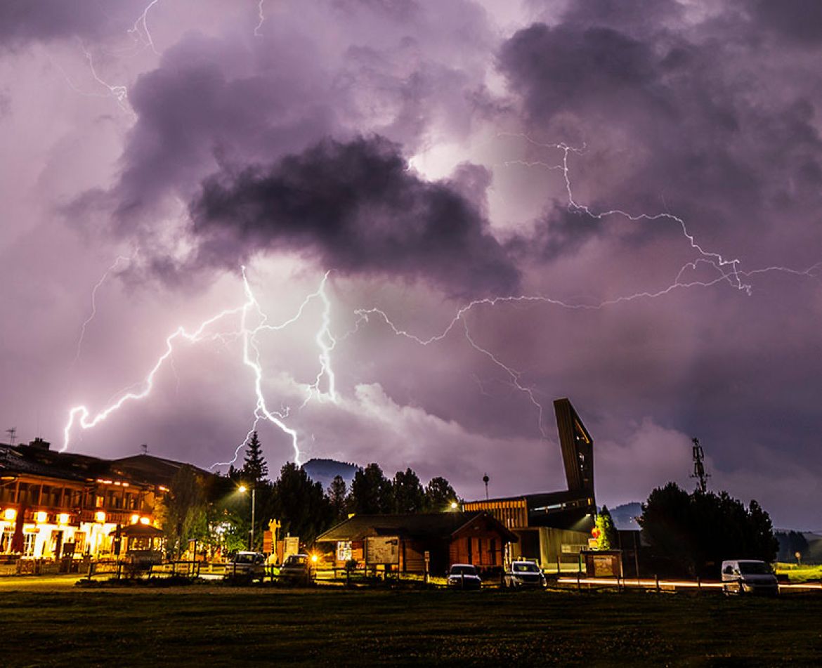 Paesaggio - Fulmini Alpe di Siusi