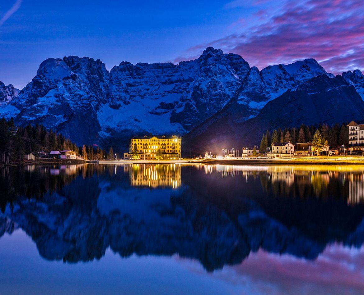 Paesaggio - Lago di Misurina Tramonto